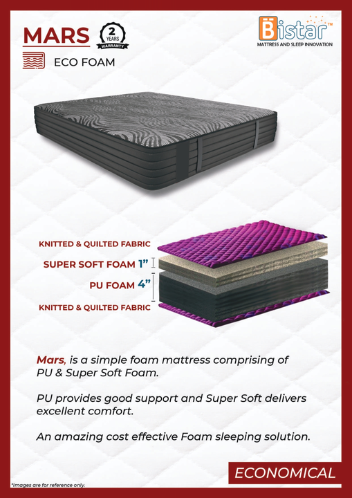 Bistar Mars Eco Foam Mattress  uploaded by Bistar Mattress & Sleep Innovations on 11/15/2022