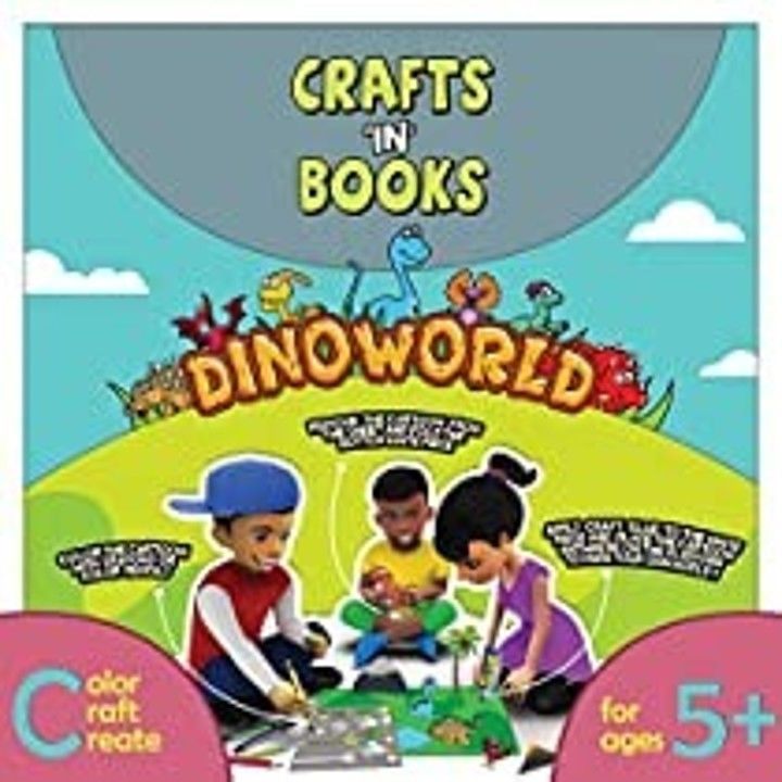 Crafts in Books, ages 5 +, Dino world.  uploaded by business on 1/19/2021