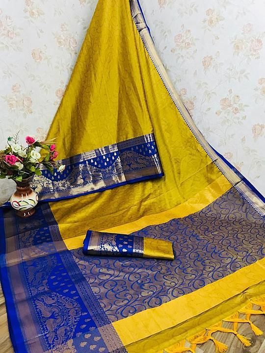 Dhiyan soft cotton silk saree uploaded by business on 7/1/2020