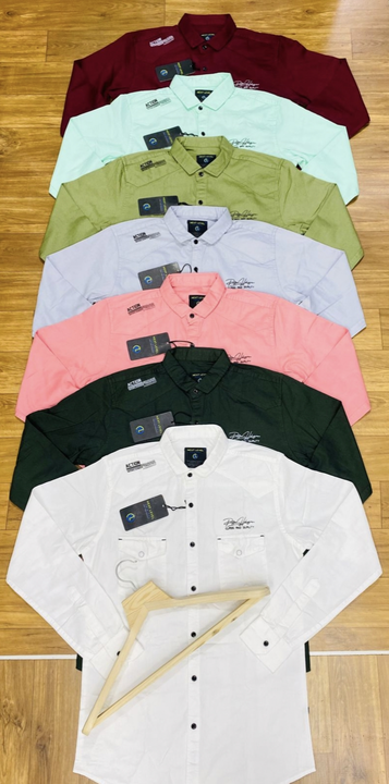 Double Pocket Shirts with Print on Pocket & Shoulder uploaded by business on 11/15/2022