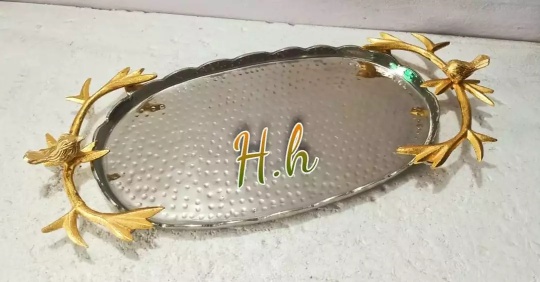 Aluminium Platter Collection  uploaded by Hina Handicrafts on 11/15/2022