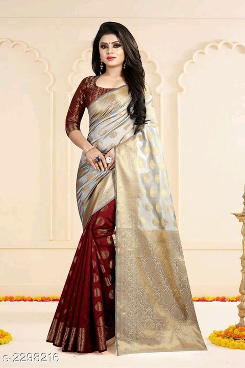 Banarsi silk saree uploaded by Trendy fashion on 11/15/2022