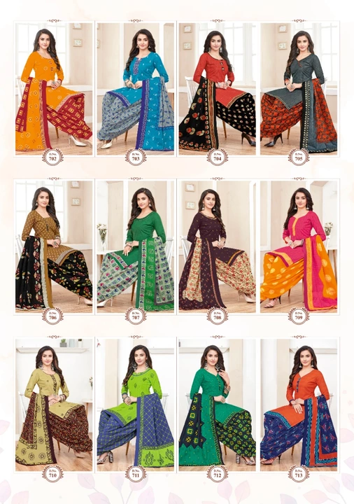 J & F PURE COTTON SALWAR SUITS uploaded by J & F on 11/15/2022