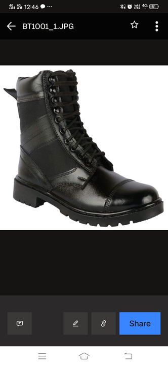 Leather Boot for Army uploaded by business on 11/16/2022