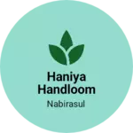 Business logo of Haniya handloom