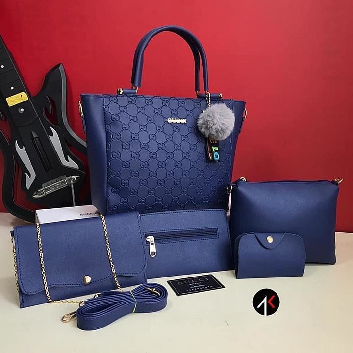 *GUCCI*

*5 PC COMBO*

*PRICE :650*
Shipping extra 
*WEIGHT :600 GRM*

*SYNTHATIC LATHER* uploaded by Rayan fashions and jewelry on 1/19/2021