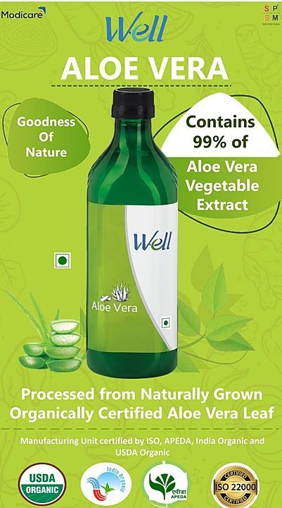 Aloe Vera juice 1 litre uploaded by India online Store on 1/19/2021