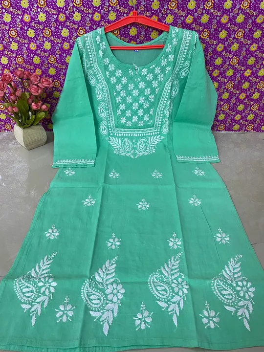 Chikan kurti  uploaded by business on 11/16/2022