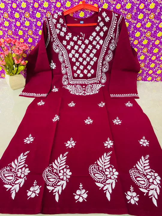 Chikan kurti uploaded by business on 11/16/2022
