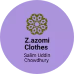 Business logo of Z.Azomi clothes