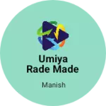 Business logo of Umiya rade made srore