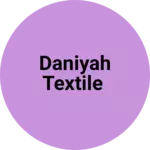 Business logo of Daniyah textile