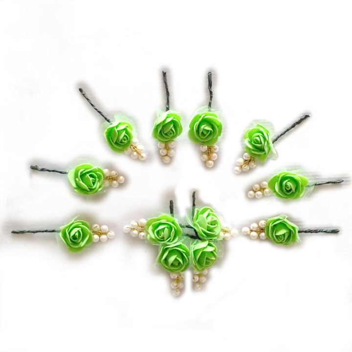 Green 5 Pearls Juda Pins uploaded by Morning Glory Traders on 11/16/2022