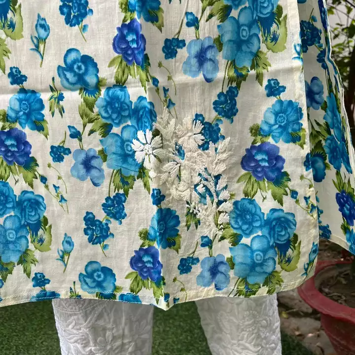 🤩 New Malmal Floral Print 🤩 uploaded by The Lucknoweez 7319858017 on 11/16/2022