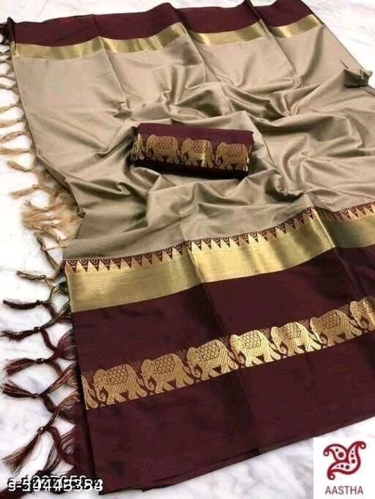 Post image This is elephant 🐘 design and most popular saree in market so buy now , just now 🛍️🛒