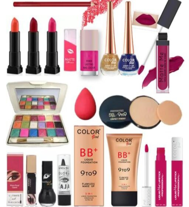 Fancy Color Girl Professional Makeup Combos (Pack of 16) uploaded by Stylish Magic World on 11/16/2022