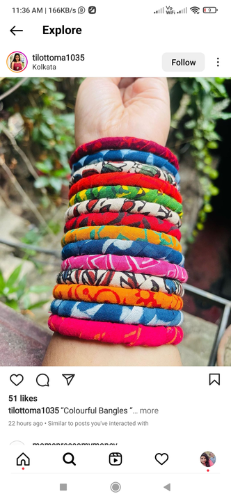 fabric bangles uploaded by ASFI on 11/16/2022