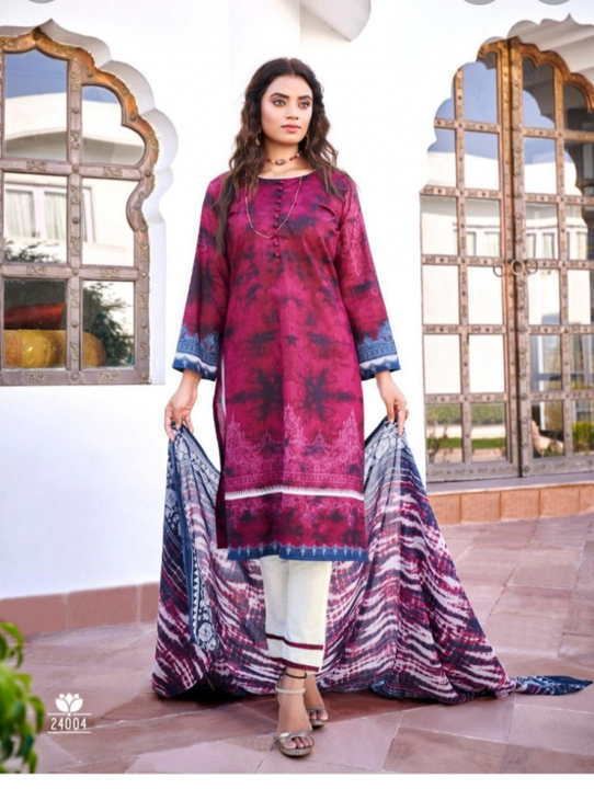 Ishaal printed lawn suit cotton duptta and suit  uploaded by business on 11/16/2022