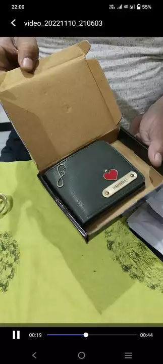 Customized Imported Wallet (Olive Green) uploaded by business on 11/16/2022