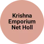Business logo of Krishna emporium net holl seller and fabric
