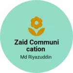 Business logo of Zaid communication