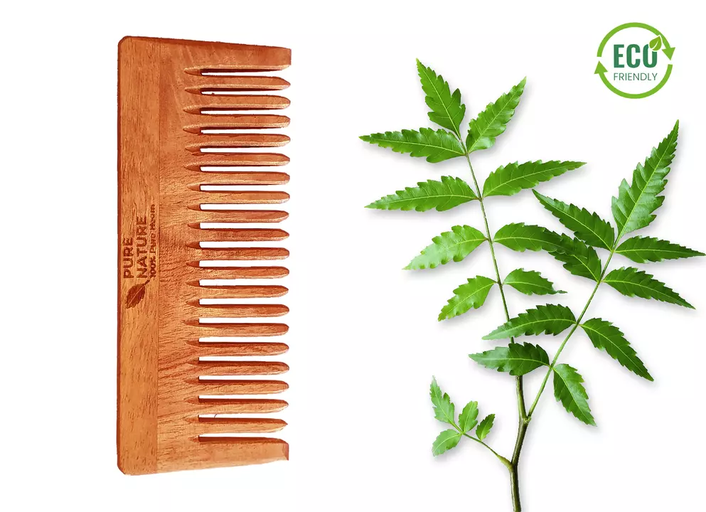 Neem wooden comb  uploaded by business on 11/17/2022