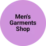 Business logo of Men's garments shop