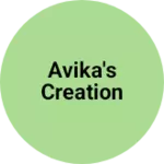 Business logo of Avika's creation