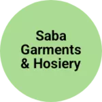 Business logo of Saba garments & hosiery