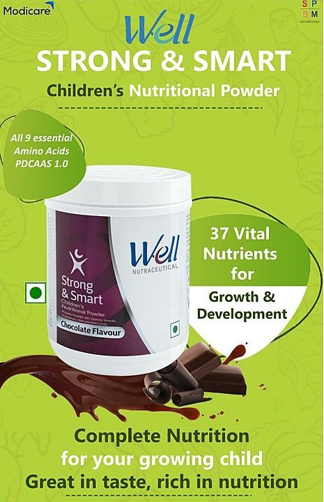 Strong and smart chocolate children nutritional drink uploaded by India online Store on 1/20/2021