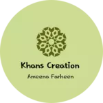 Business logo of Khans creation