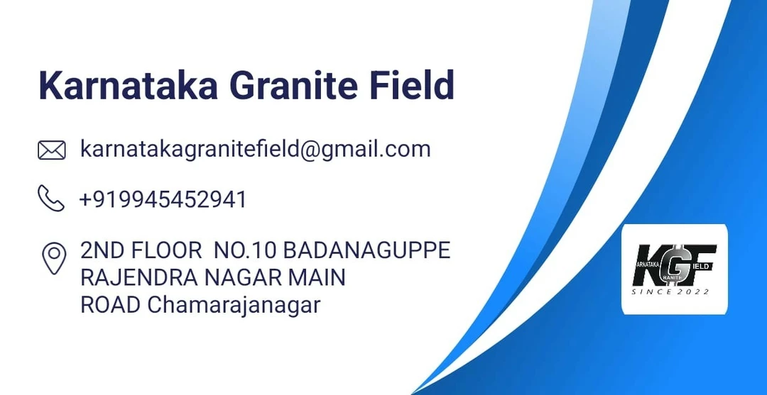 Visiting card store images of Karnataka Granite Field