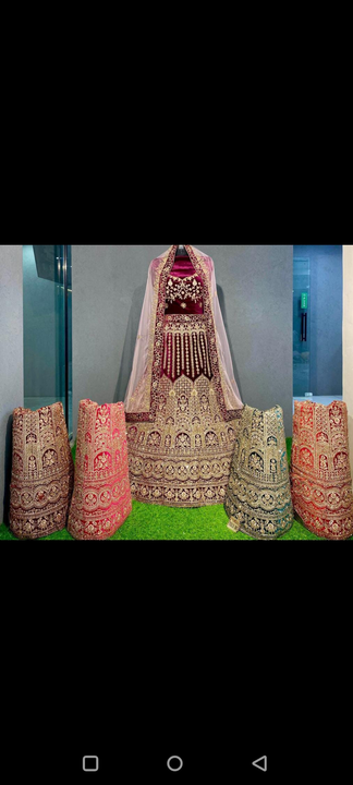 Bridal lehenga  uploaded by Kumar Embroidery house  on 11/17/2022