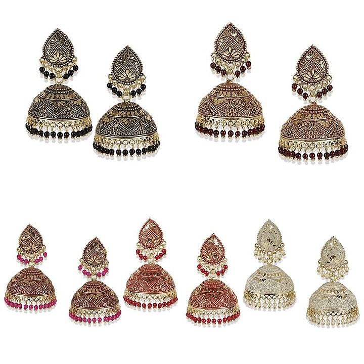 Alluring beautiful Jhumki earrings uploaded by business on 1/20/2021