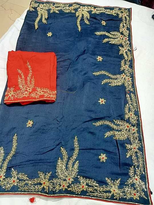🌹🌹🌹🌹🌹🌹🌹
👉Saree pure dola rasian silk
👉Pure and original febric
👉Heavy katdana work
👉Heavy uploaded by poonam collection nx on 1/20/2021