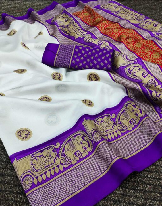 Best silk saree for womens uploaded by Lucky's Collection on 11/17/2022