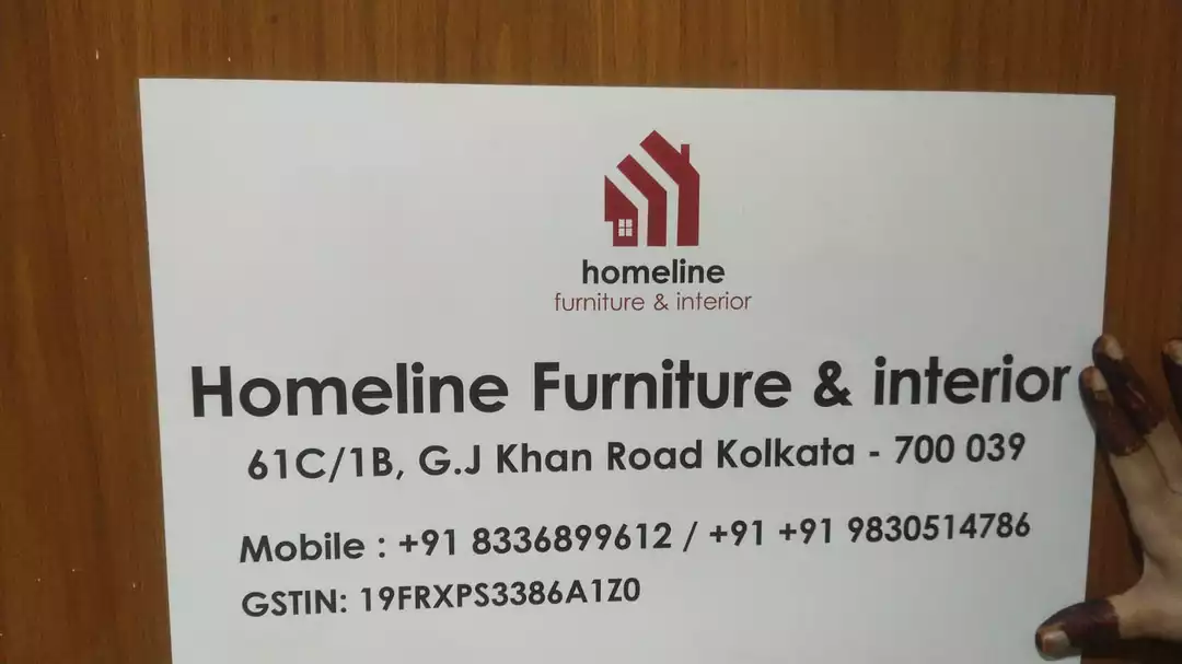 Visiting card store images of Homeline furniture & interior