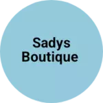 Business logo of Sadys boutique