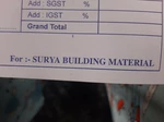 Business logo of SURYA building material