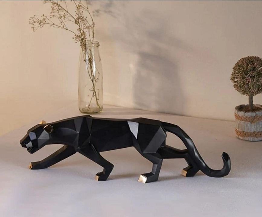 Product image with price: Rs. 350, ID: geometric-panther-statue-3cf93fec