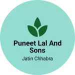 Business logo of Puneet lal and sons