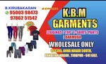Business logo of KBM GARMENTS