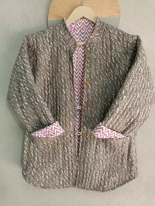 Product image of  bagru printed Winter jacket for women , ID: bagru-printed-winter-jacket-for-women-b1d383bd