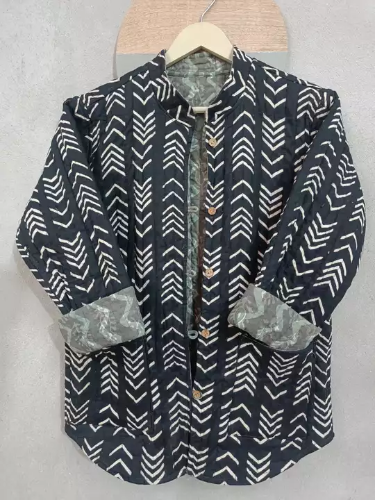 Product image of  bagru printed Winter jacket for women , ID: bagru-printed-winter-jacket-for-women-9b7b2937