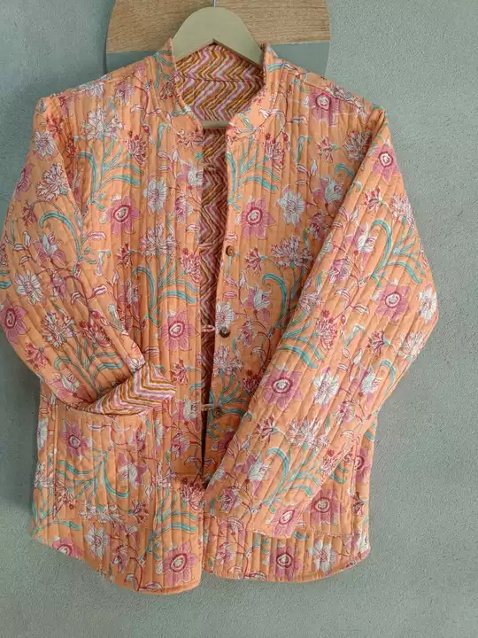 Product image of  bagru printed Winter jacket for women , ID: bagru-printed-winter-jacket-for-women-cb19595a