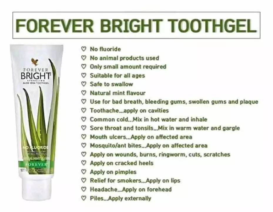 Forever Bright toothgel uploaded by Forever living products on 11/18/2022