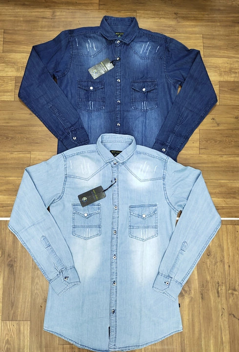 Denim Double Pocket Shirts uploaded by business on 11/18/2022