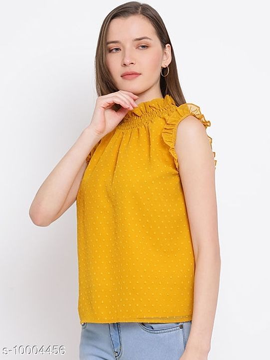 ALL WAYS YOU Women Yellow Spaghetti Embellished Top uploaded by THE SILVER LINING on 1/20/2021