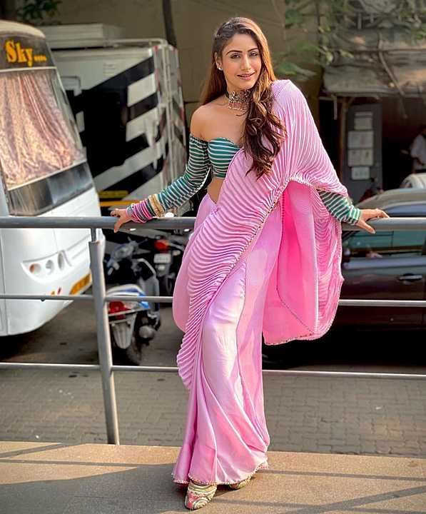Fancy Satin Georgette saree uploaded by business on 1/20/2021