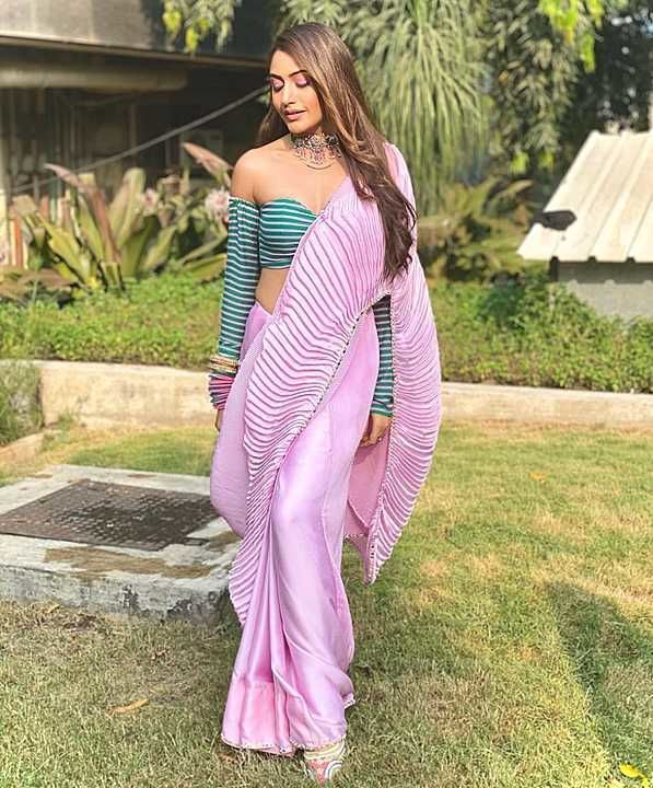 Fancy Satin Georgette saree uploaded by business on 1/20/2021